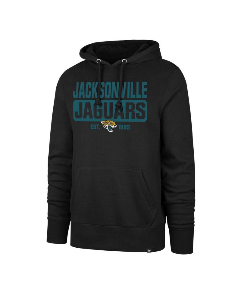 Men's Black Jacksonville Jaguars Box Out Headline Pullover Hoodie