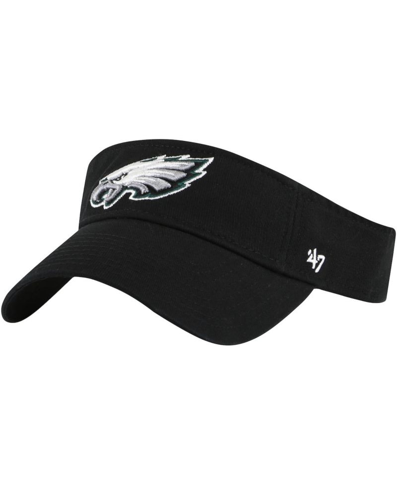 Men's Black Philadelphia Eagles Clean Up Visor