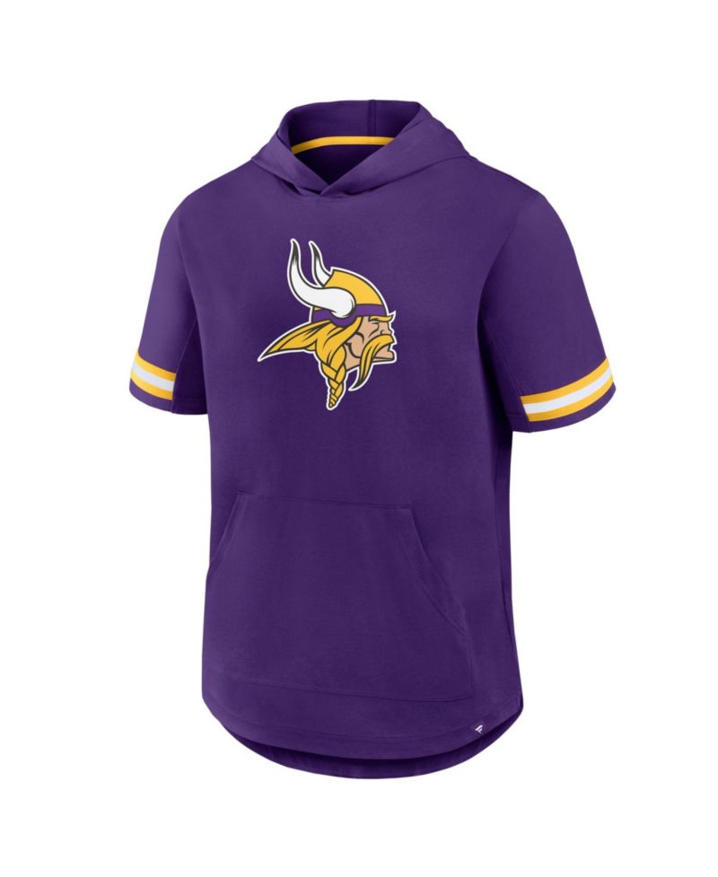 Men's Minnesota Vikings Optimal Play Short-Sleeve Classic-Fit Hoodie