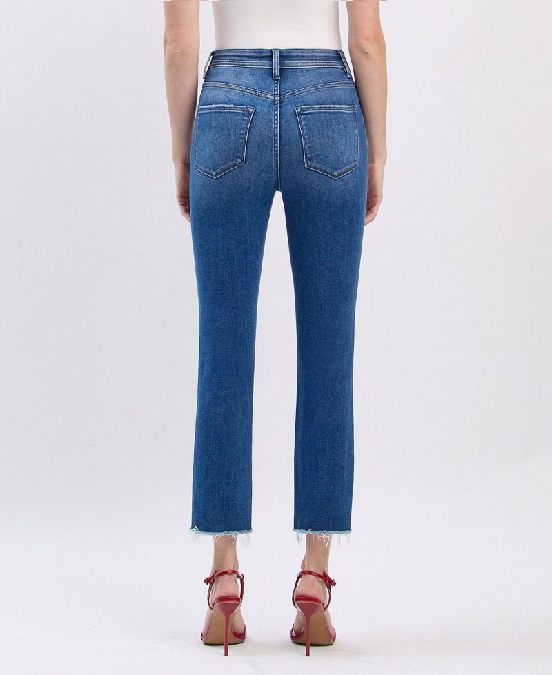 Women's Super High Rise Slim Straight Jeans