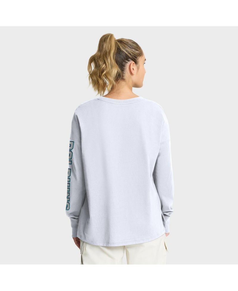 Women's White Miami Dolphins Hometown Legacy Long Sleeve T-Shirt