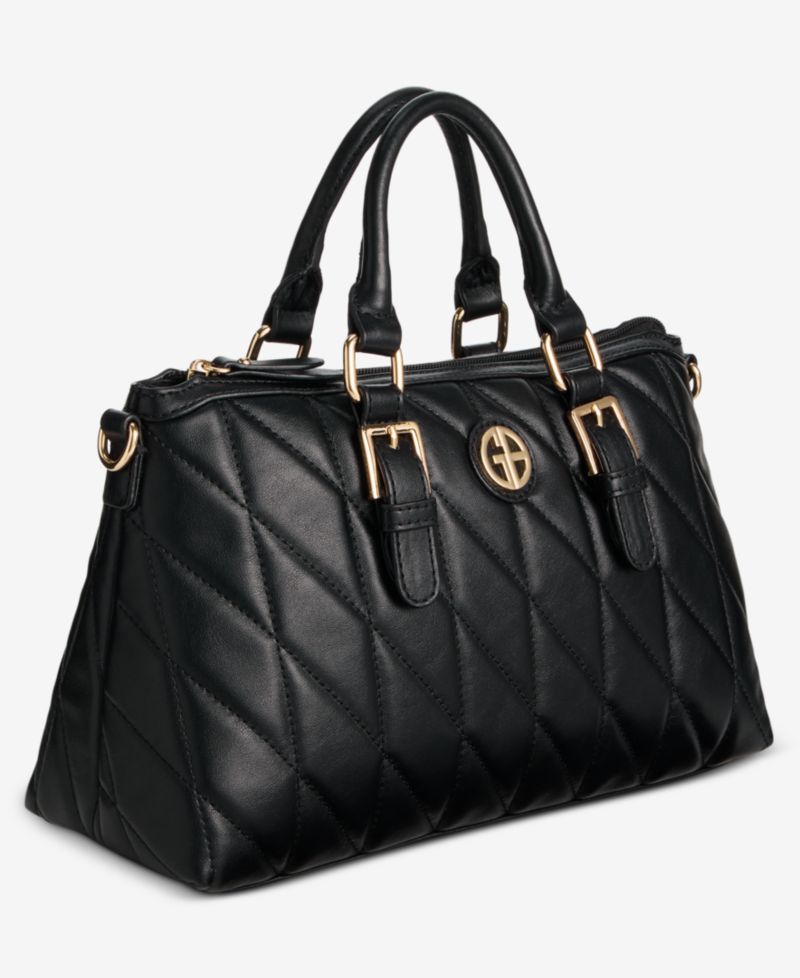 Tilted Quilt E/W Satchel, Exclusivey at Macy's