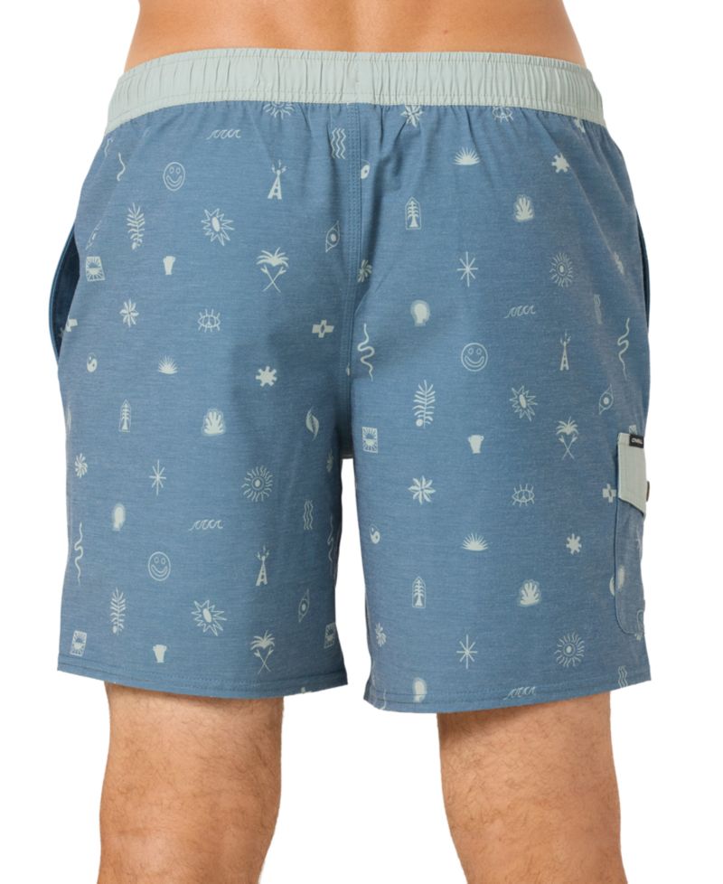 Men's Hermosa Retro Slim-Fit Swim Trunks
