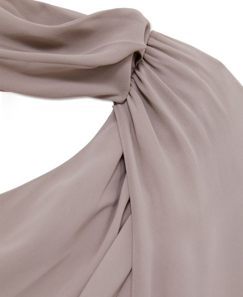 Women's Carrie One-Shoulder Draped Wide-Leg Jumpsuit