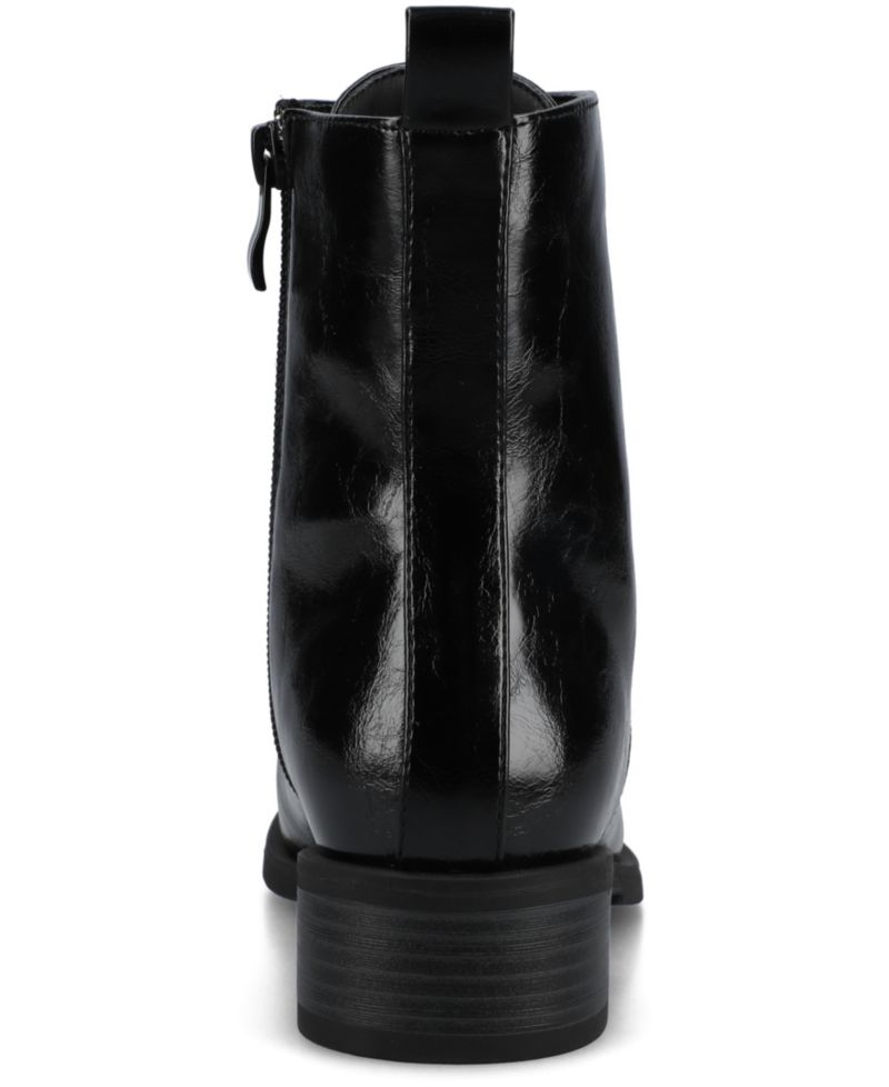 Women's Vienna Lace Up Stacked Heel Booties