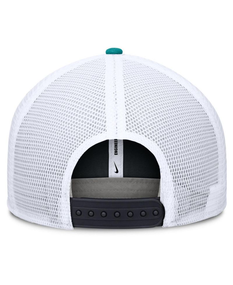 Men's Navy/Aqua Seattle Mariners Pro Trucker Snapback Hat