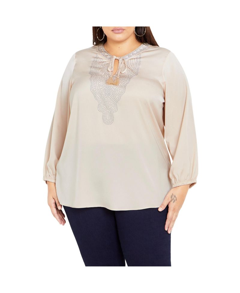 Women's Detail Neck Top