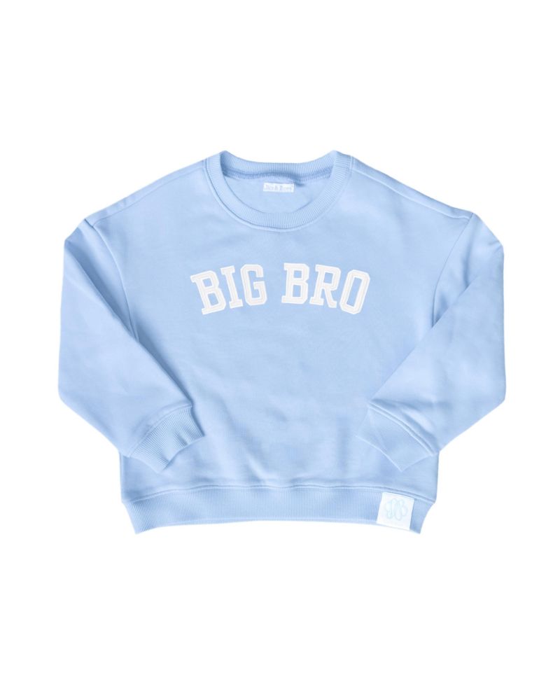 Boys Big Bro Cotton Crewneck Sweatshirt