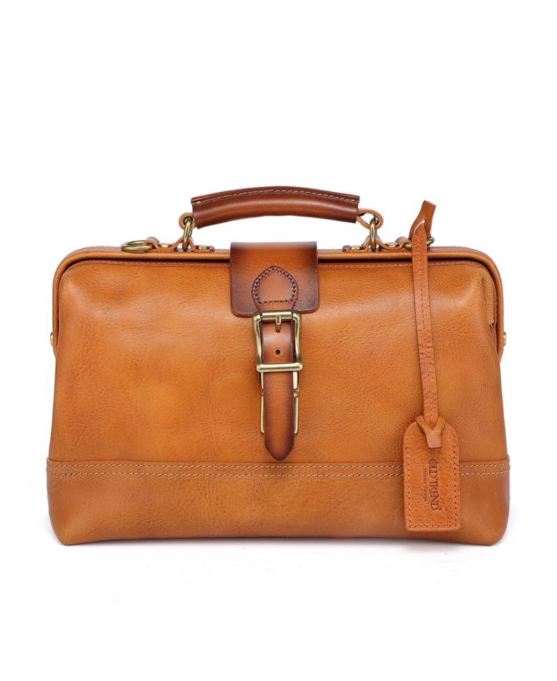 Doctor Small Leather Crossbody Satchel Bag