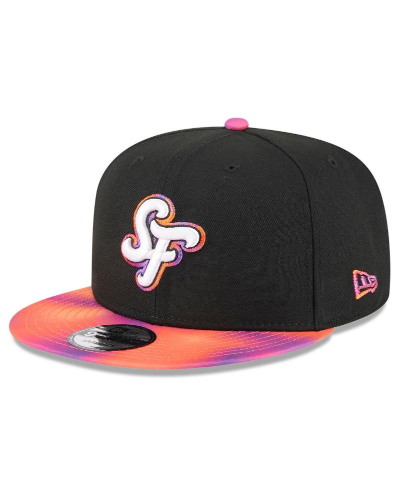 Men's Black/Orange San Francisco Giants 2025 City Connect 9FIFTY Snapback Hat