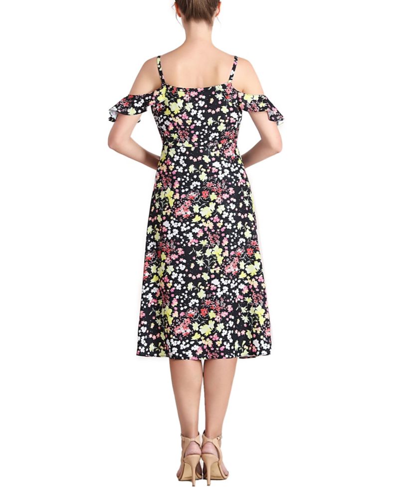 Maternity kimi + kai Esme Nursing Button Front Dress