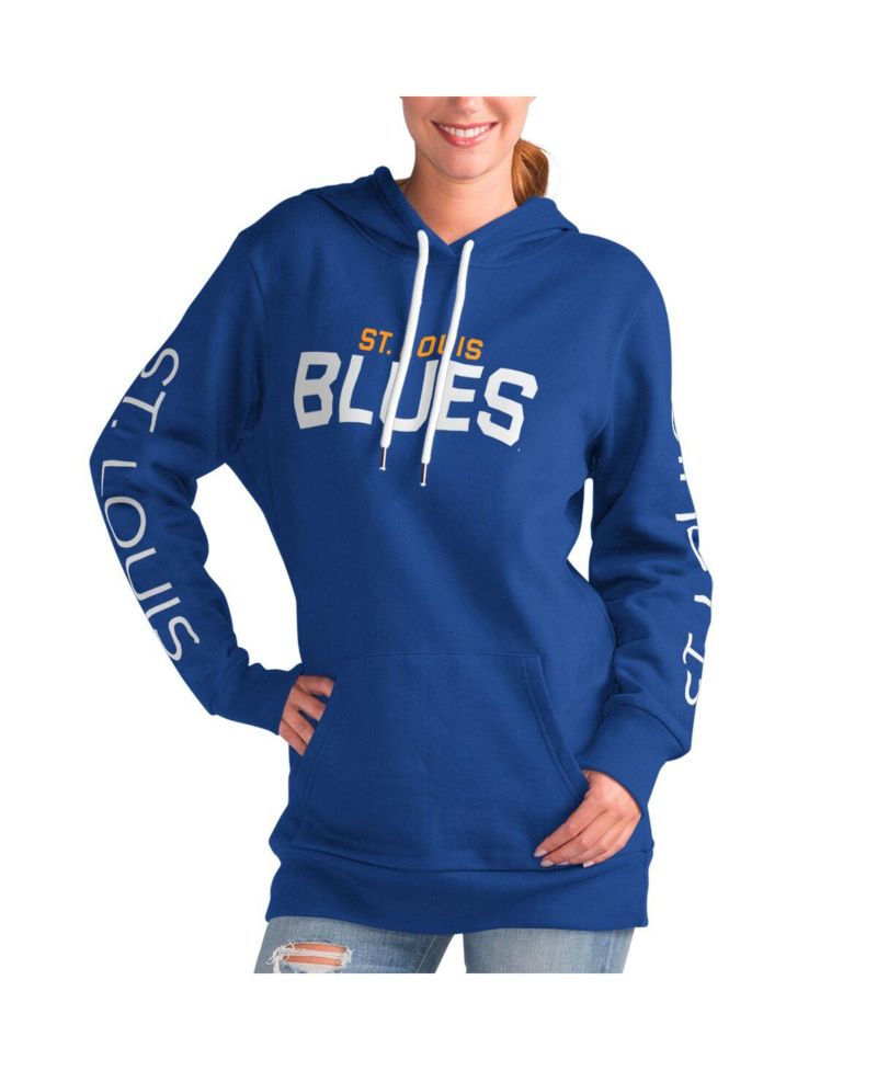 Women's Blue St. Louis Blues Overtime Pullover Hoodie