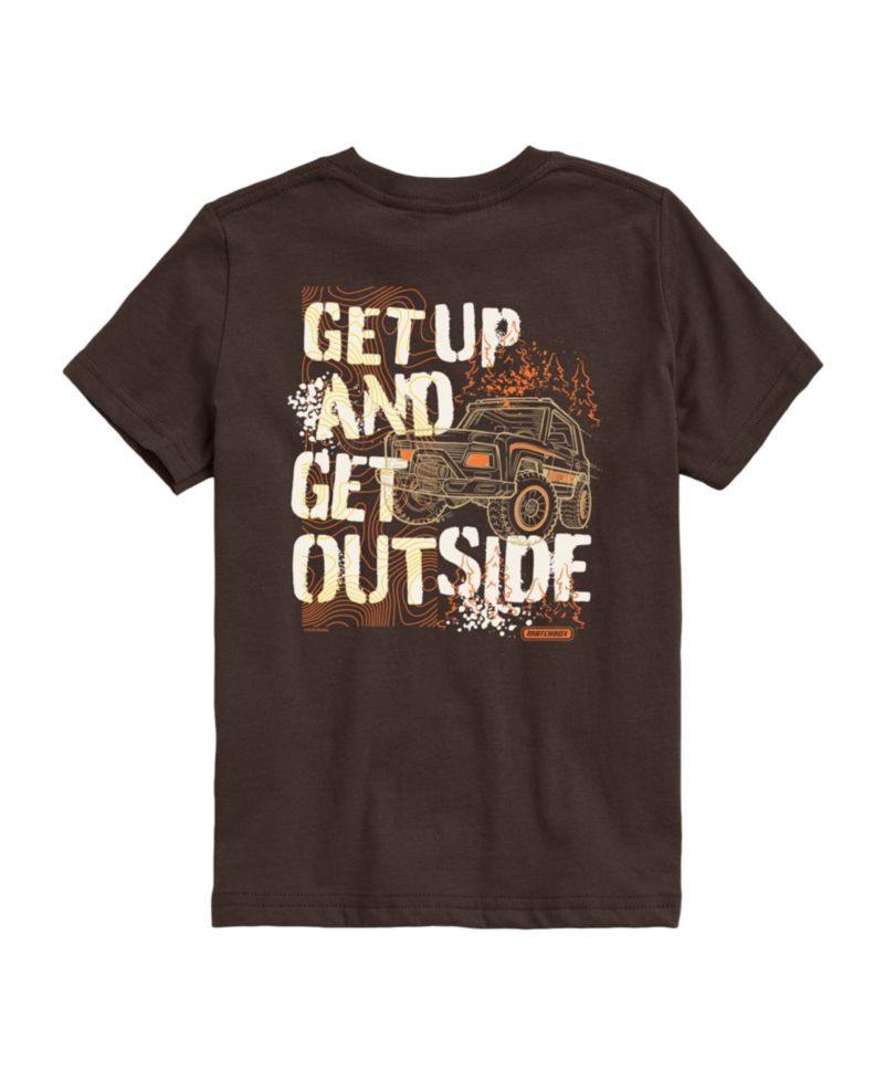 Boys' 8-20 Get Up and Get Outside Youth Short-Sleeve Graphic T-Shirt