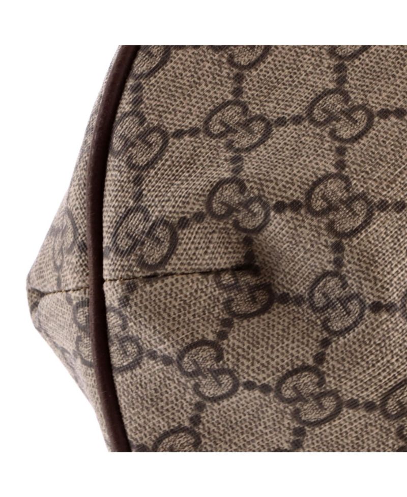 Large Ophidia Half Moon Hobo GG Coated Canvas