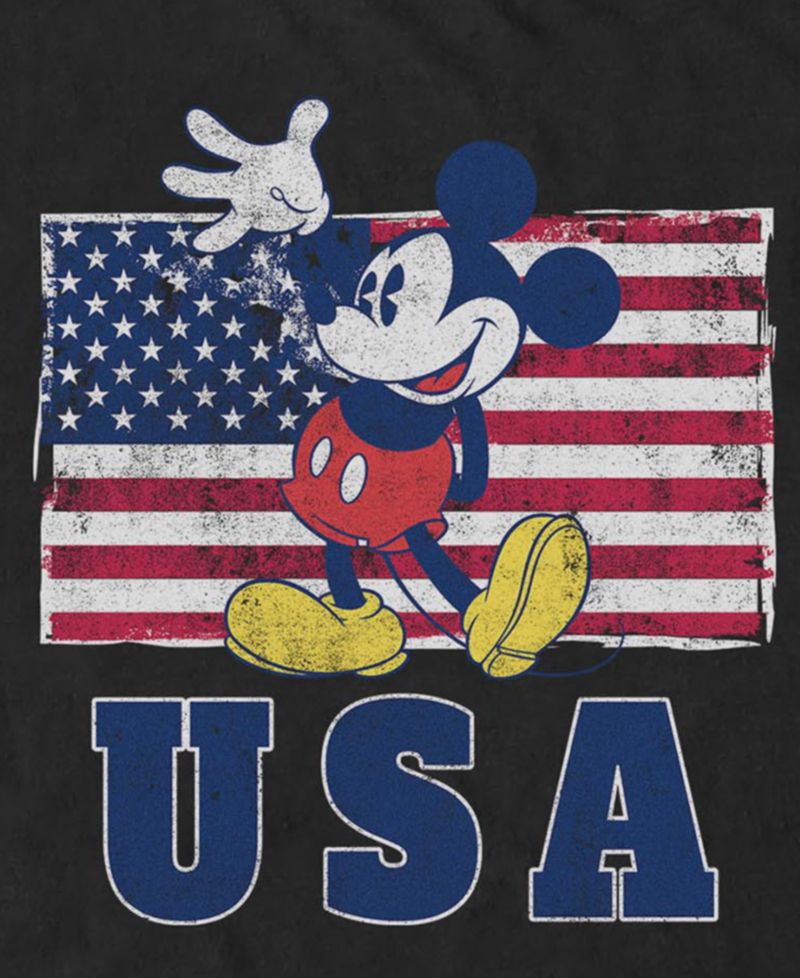 Men's America Mickey Graphic T-Shirt