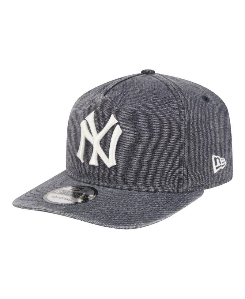 Men's Navy Heather New York Yankees Throwback Denim Classic 19TWENTY Adjustable Hat