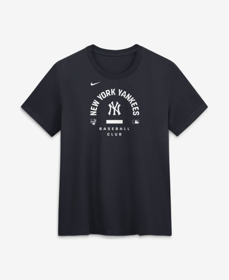 Women's Navy New York Yankees Authentic Collection Early Work Tri-Blend Dri-FIT T-Shirt