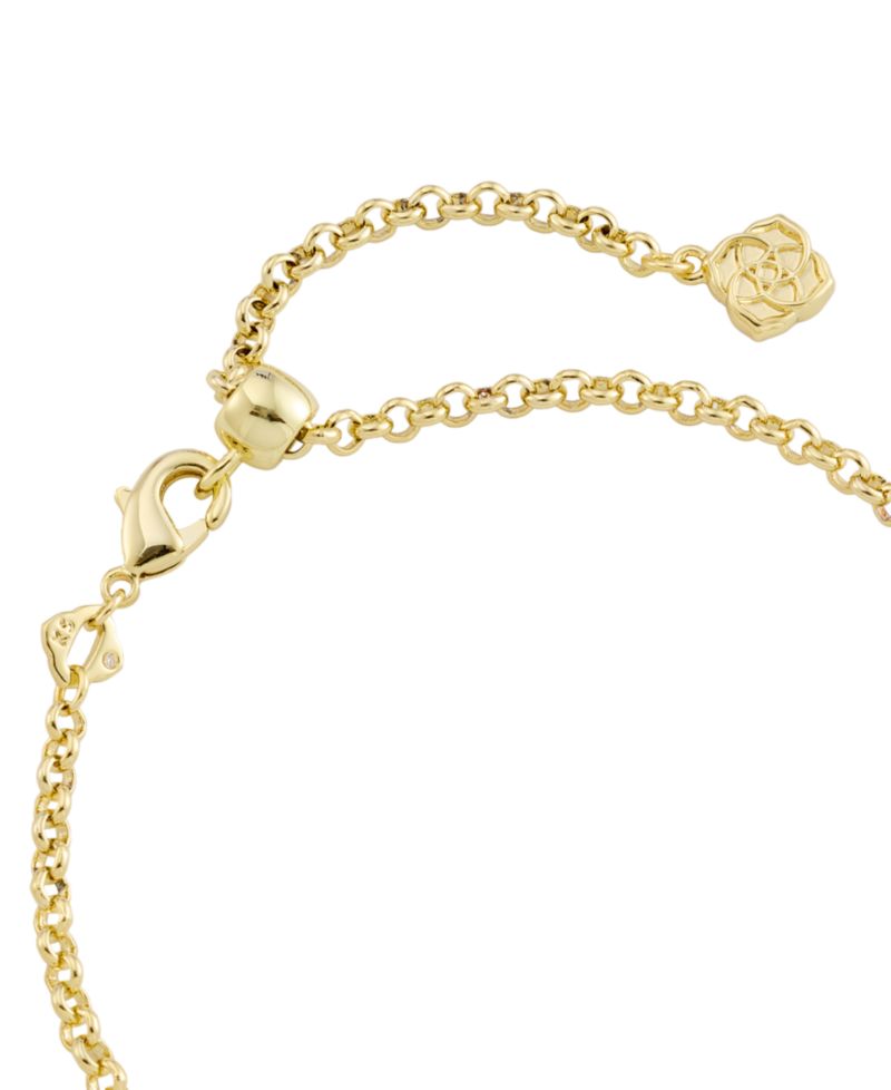 Cubic Zirconia Gold-Tone Mallory Delicate Bracelet