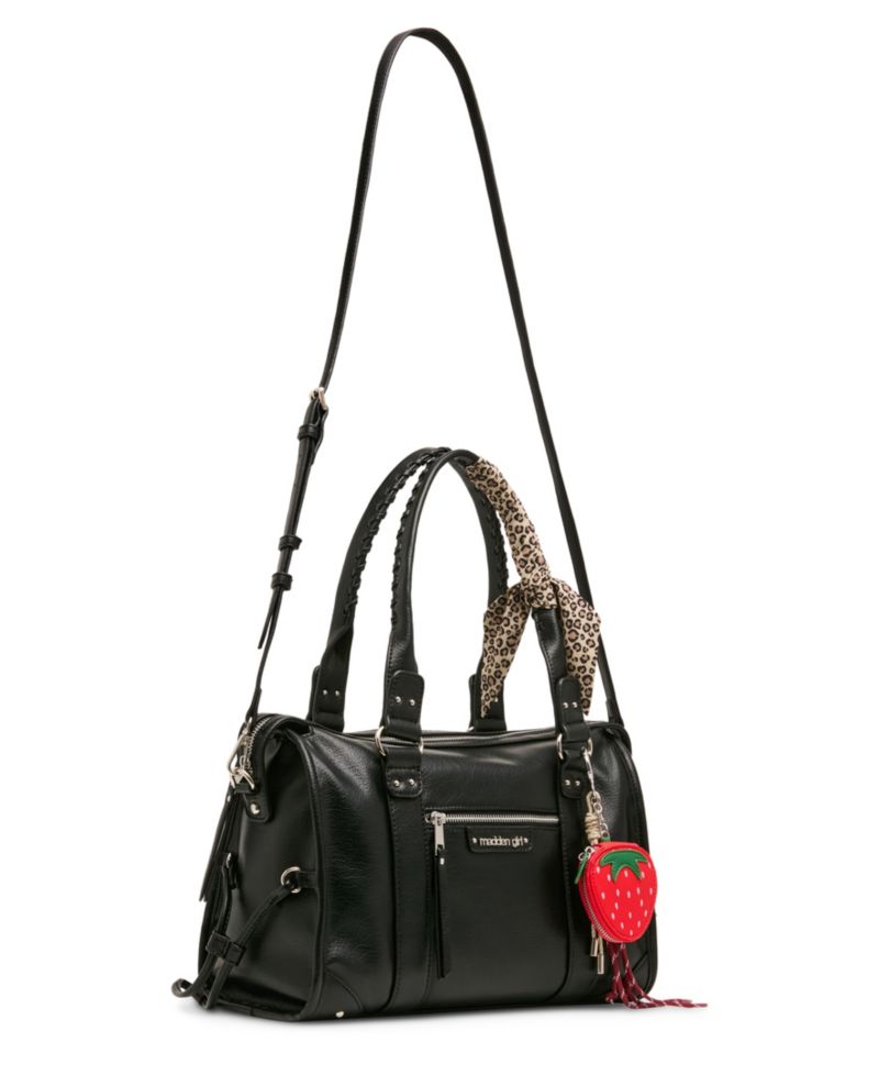 Vander Medium Scarf Detail Bowler Handbag