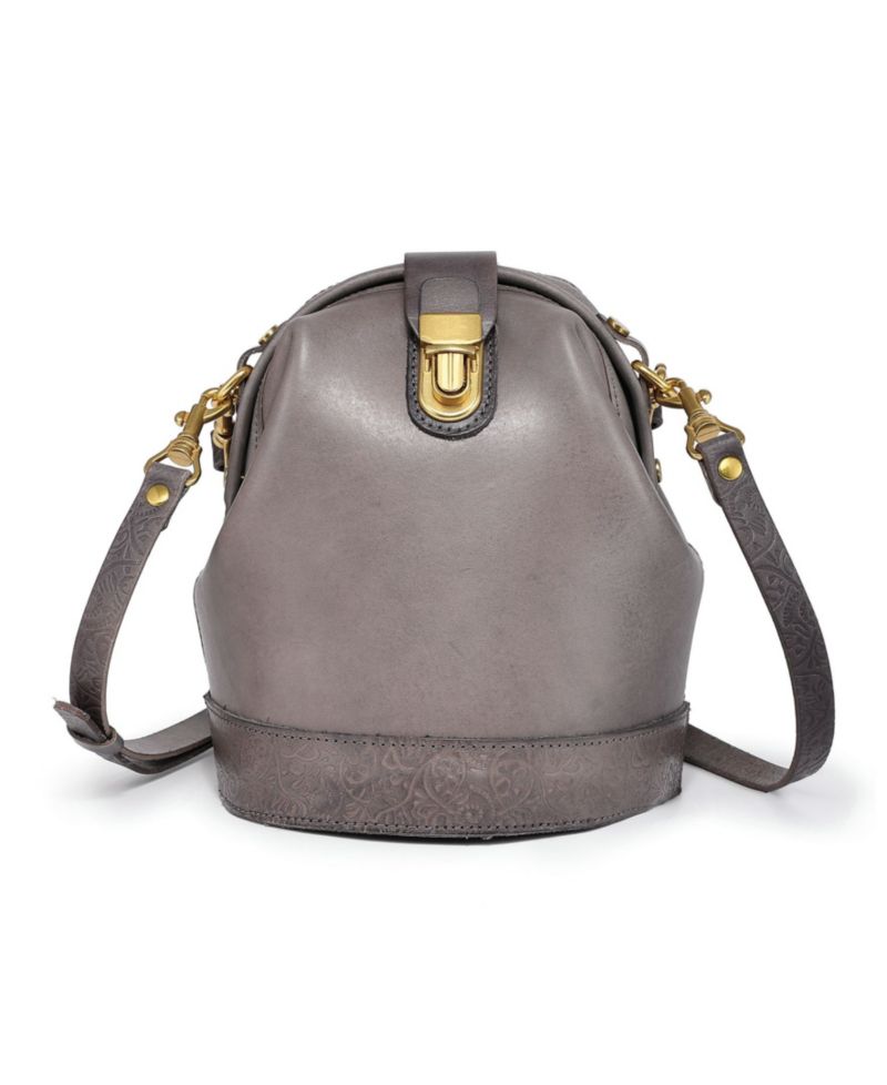 Doctor Mini Leather Bucket Crossbody Bag