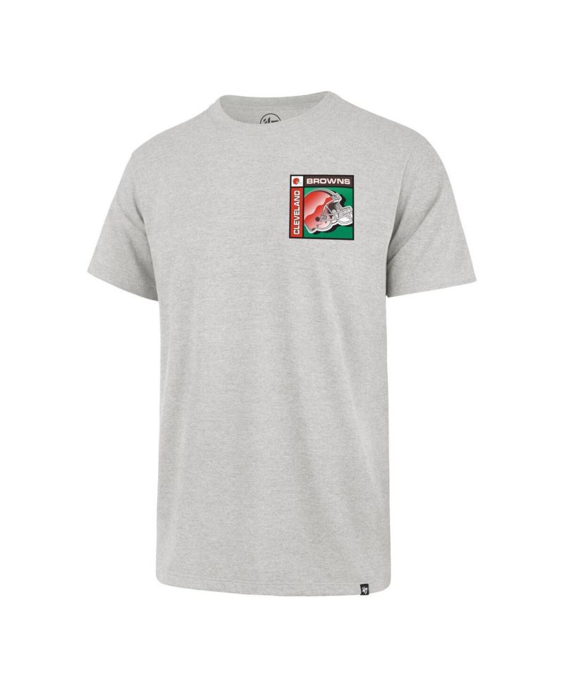 Men's Gray Cleveland Browns Chrome Plate Franklin T-Shirt