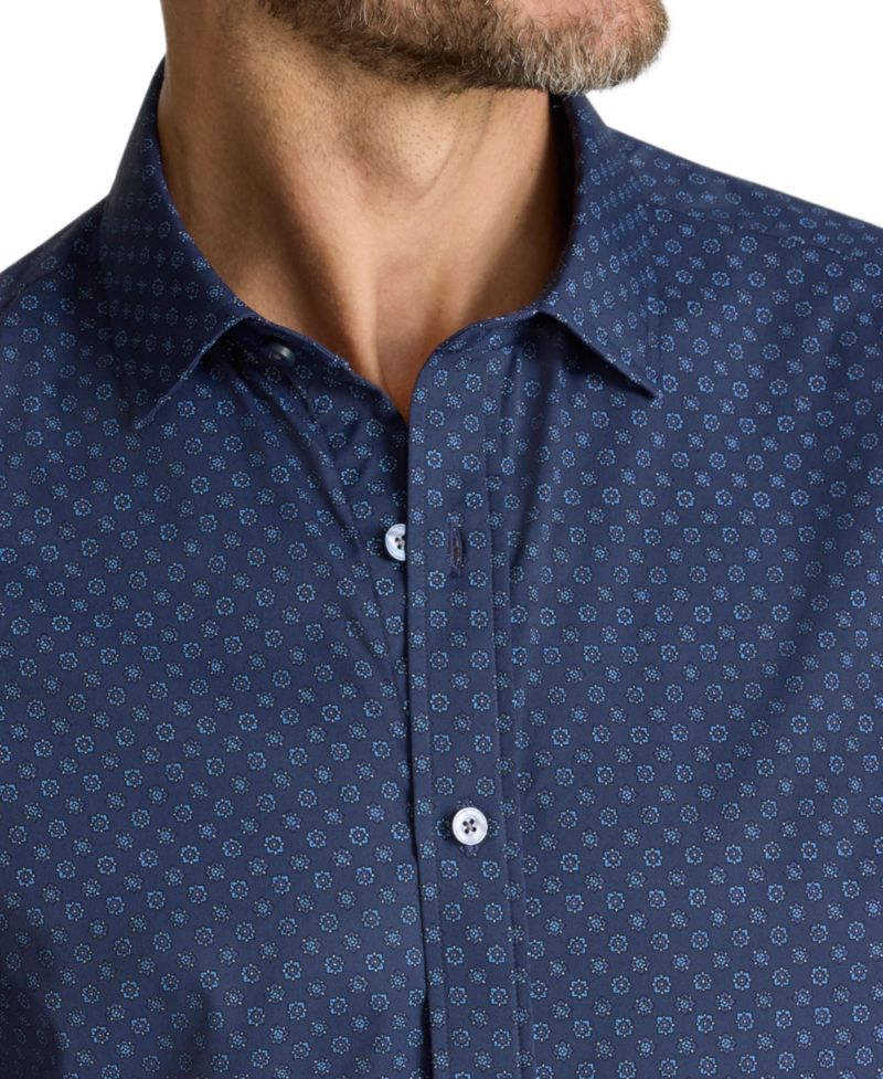Men's Slim Fit Wrinkle-Free Performance Vandelay Button Up Shirt