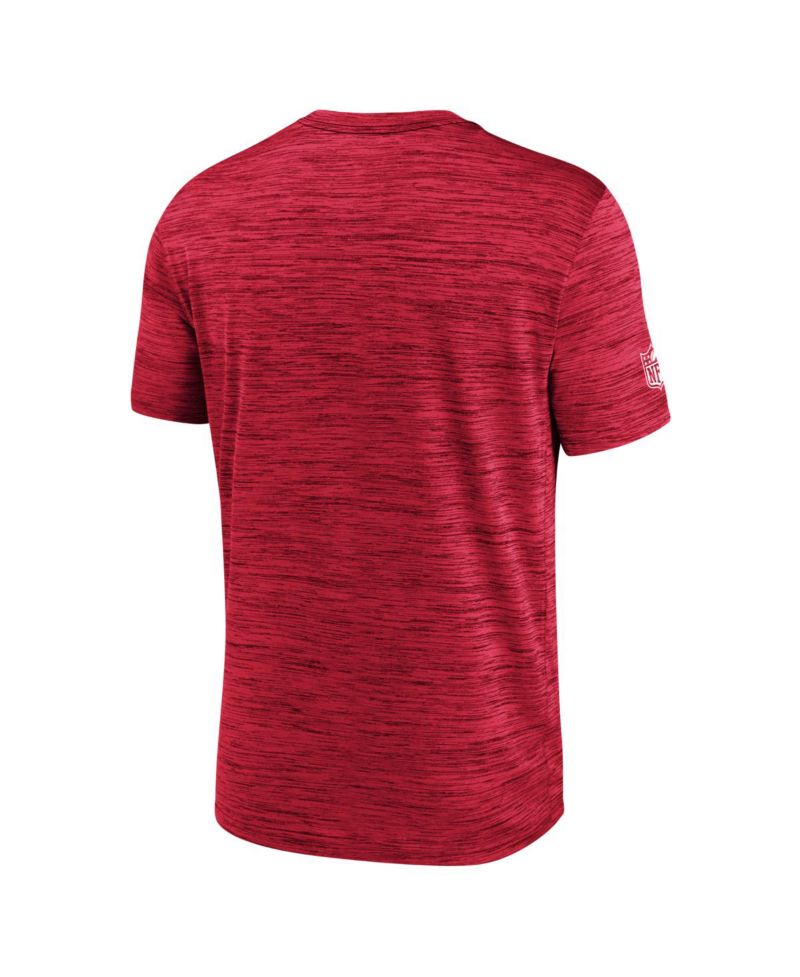 Men's Red Kansas City Chiefs Big & Tall Sideline Velocity Performance T-Shirt