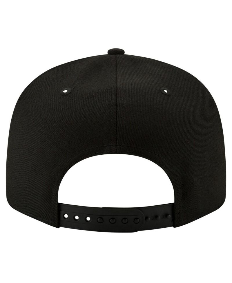 Men's Denver Nuggets Black White 9fifty Snapback Hat