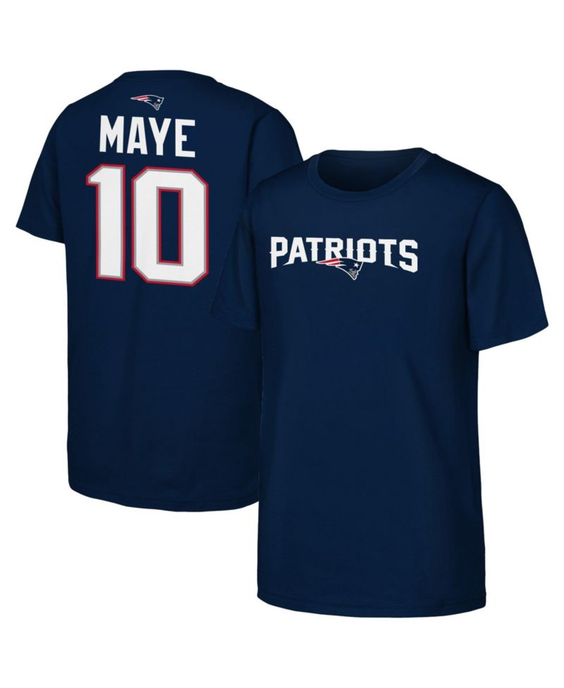 Boy's and Girl's Drake Maye New England Patriots T-Shirt