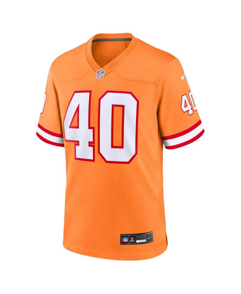 Big Boys Mike Alstott Orange Tampa Bay Buccaneers Retired Player Game Jersey