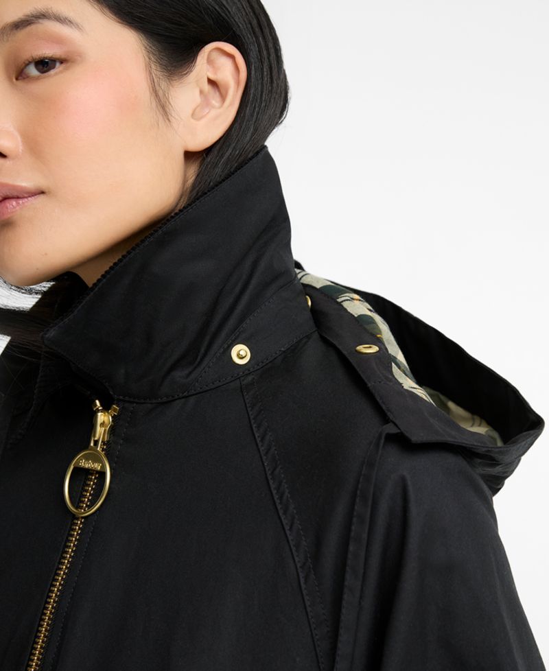 Women's Carville Hooded Wax Jacket