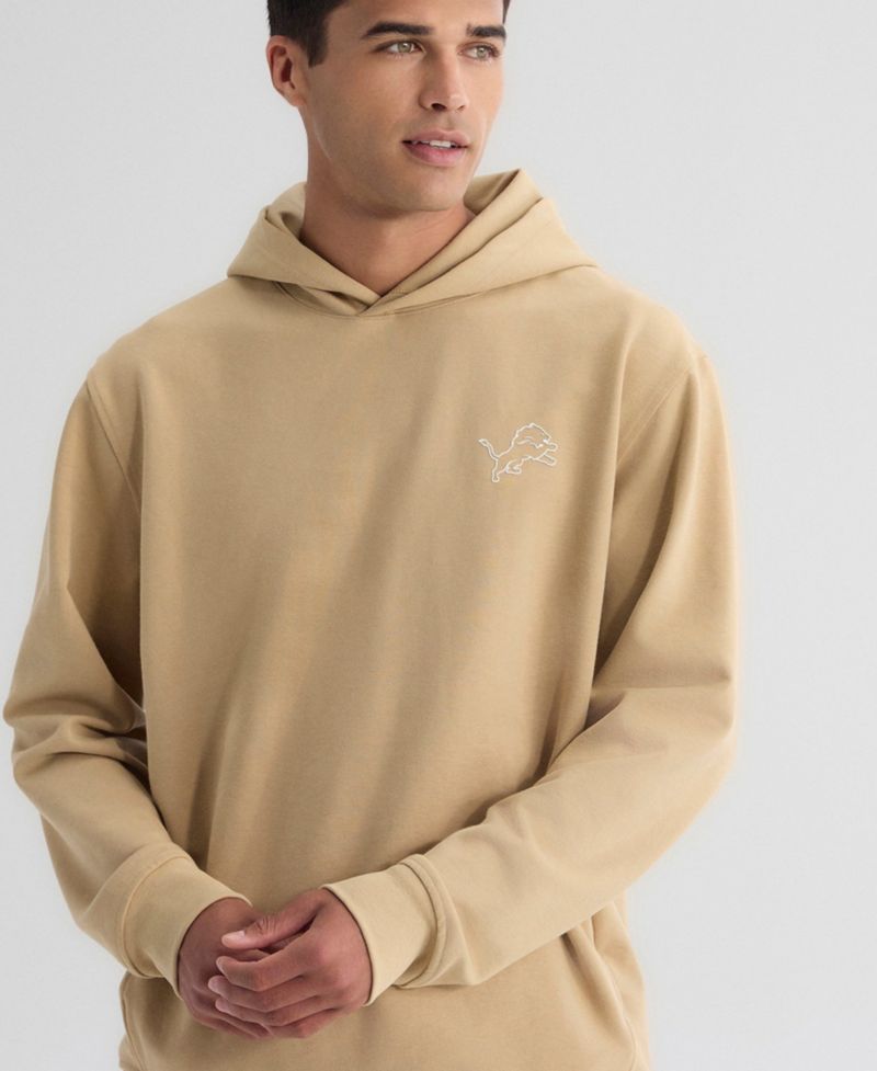 Men's Tan Detroit Lions Clutch Tri-Blend Hoodie