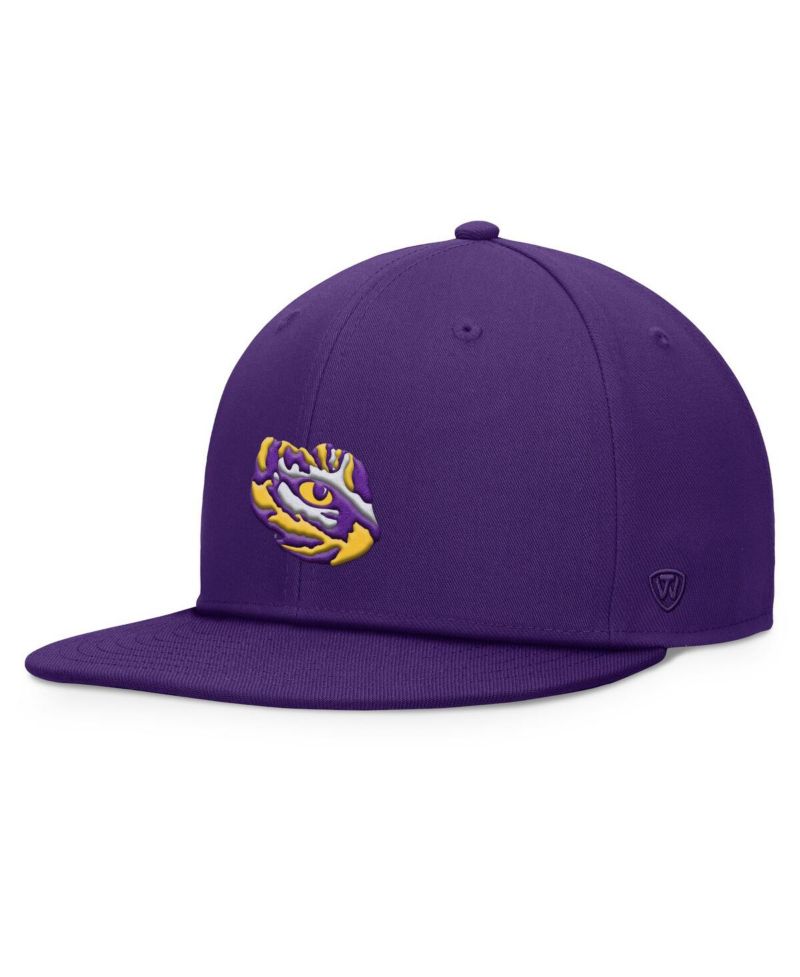 Men's Purple LSU Tigers Fundamental Snapback Hat