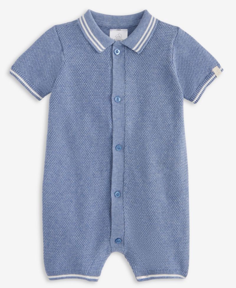 Everyday Baby Essentials Baby Boys' Cotton Polo Romper