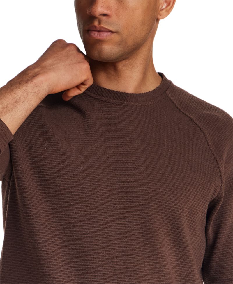 Men's Ribbed Raglan Crewneck T-Shirt