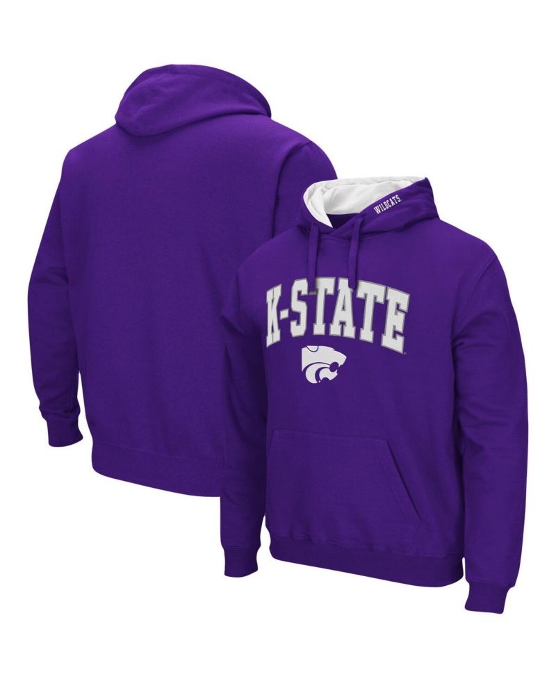 Men's Kansas State Wildcats Arch Logo 3.0 Pullover Hoodie
