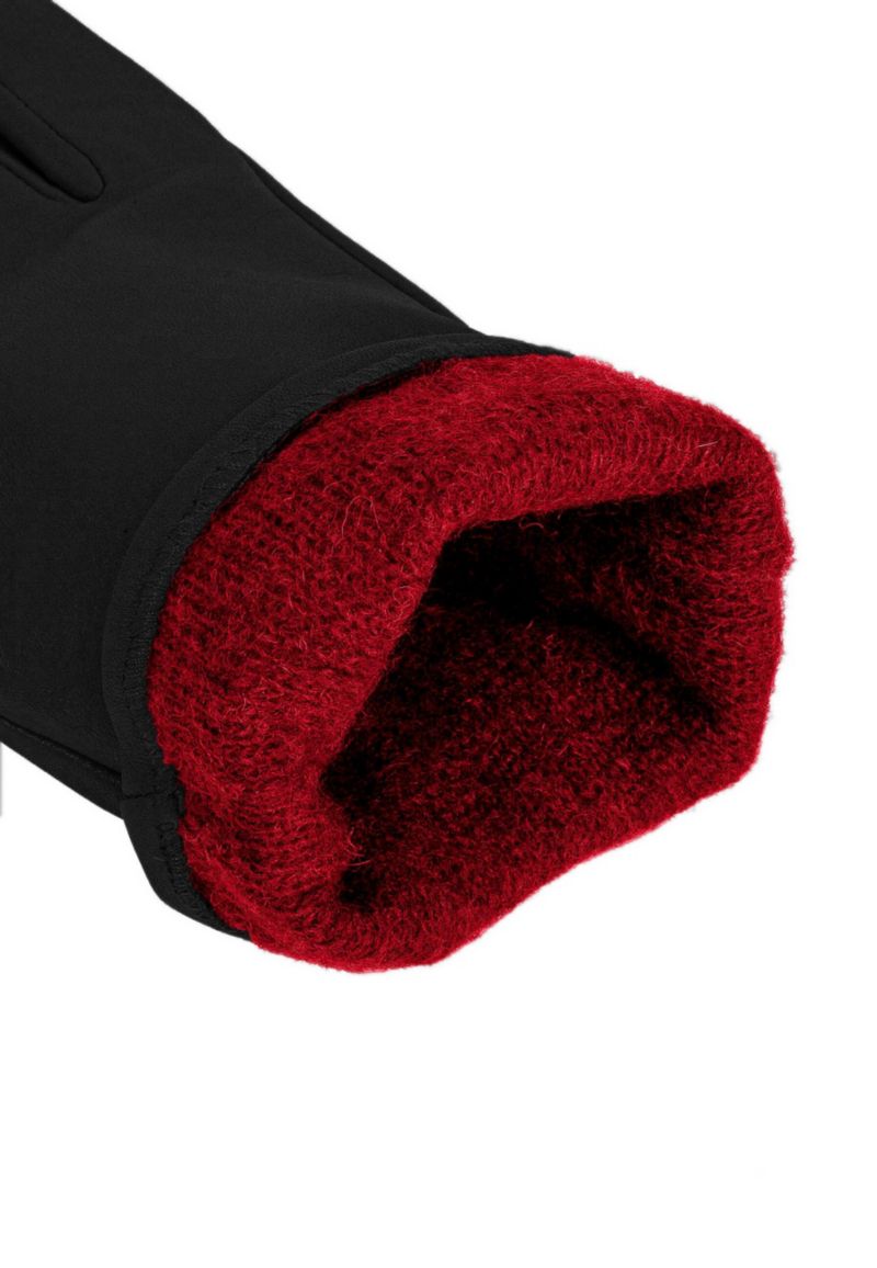 Women`s Premium Lamb Leather Touchscreen Gloves Style Chelsea