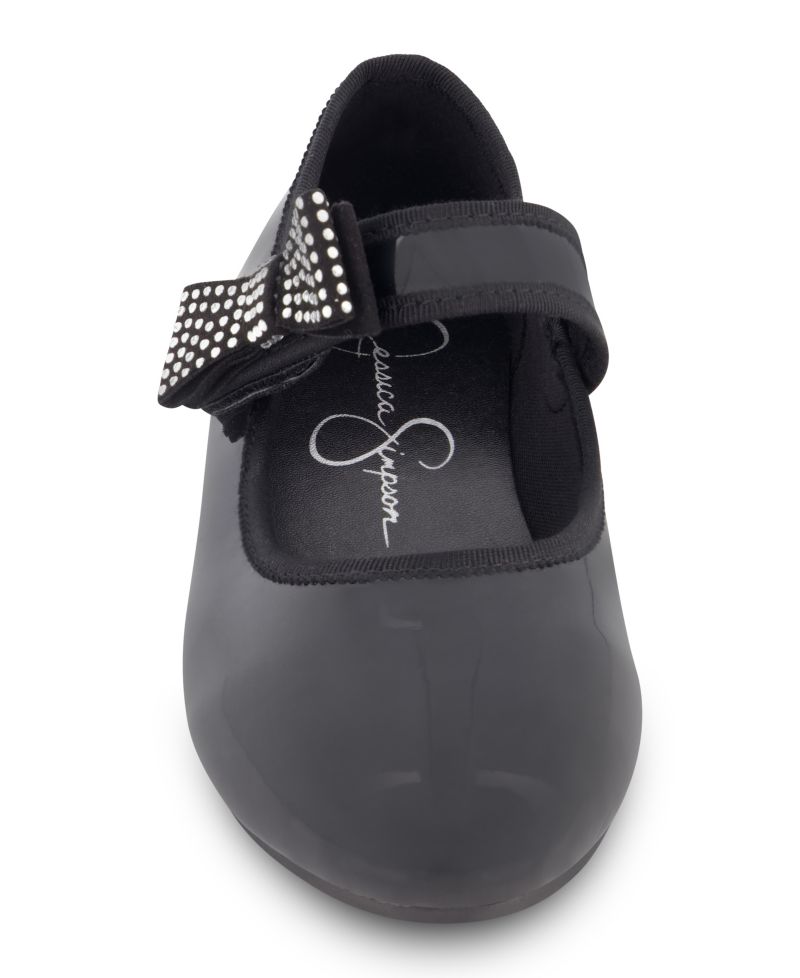 Little and Big Girls Amy Crystal Bow Ballet Flat