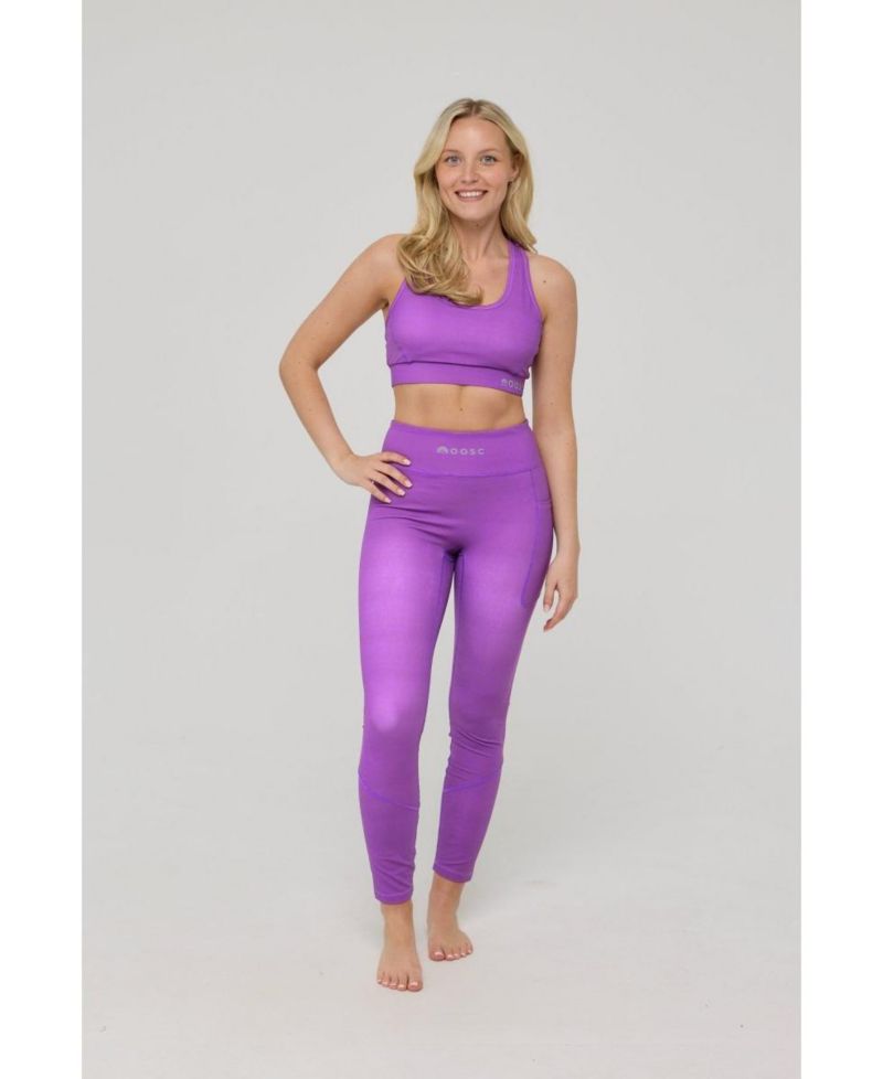 Women's Infinite High Waisted Leggings - Purple