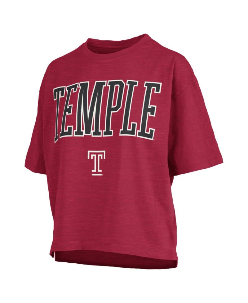 Women's Crimson Temple Owls Nelson T-Shirt