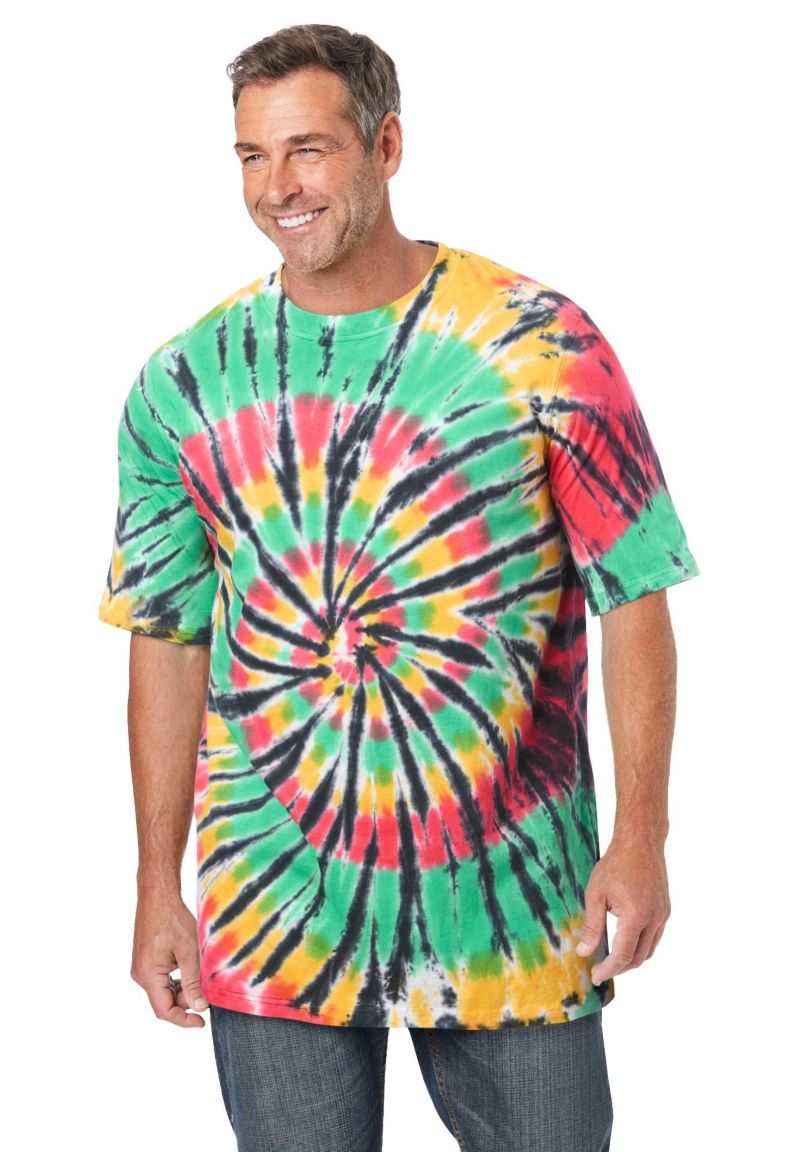 Men's Lightweight Tie-Dye Crewneck Tee