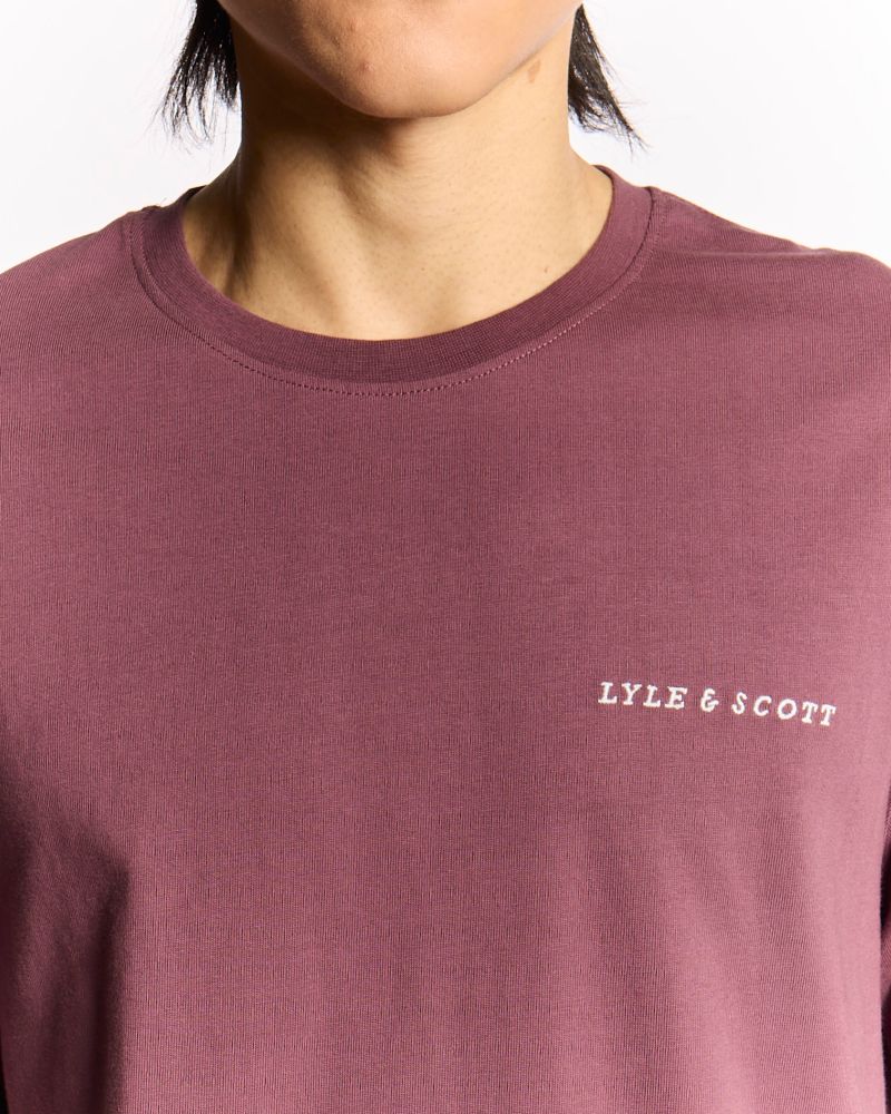 Men's Script Long Sleeve T-shirt