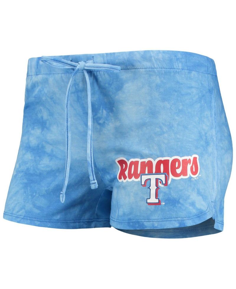 Women's Royal Texas Rangers Billboard Racerback Tank Top and Shorts Set