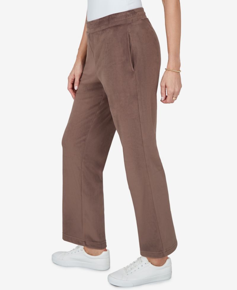 Petite Straight Pull-On Pants