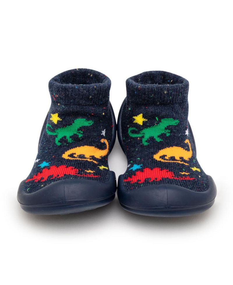 Infant Boys Breathable Washable Non-Slip Sock Shoes Dinos