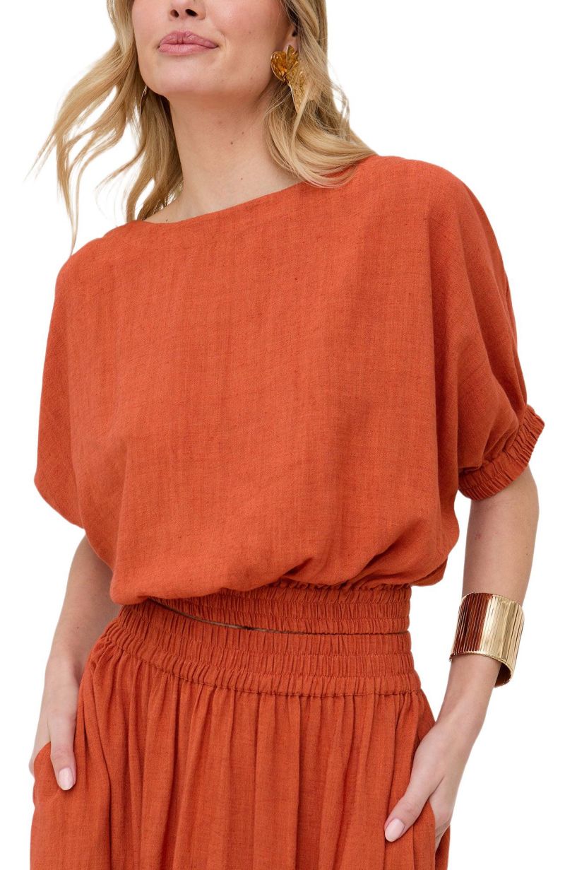 Women's Poppy Boat Neck Top