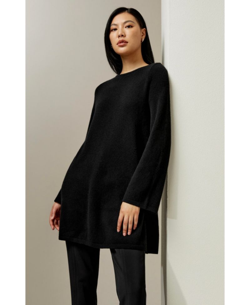 Women's Detachable Turtleneck Pullover Cashmere Sweater