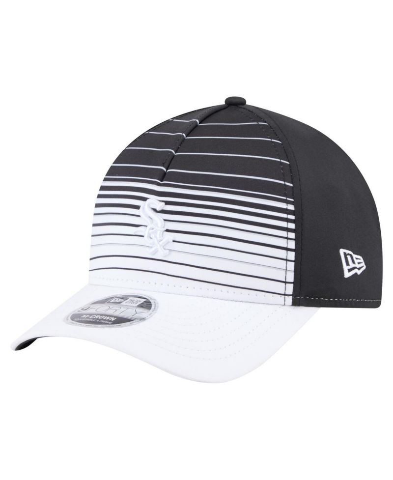 Men's Black Chicago White Sox Gradient 9FORTY M-Crown Adjustable Hat