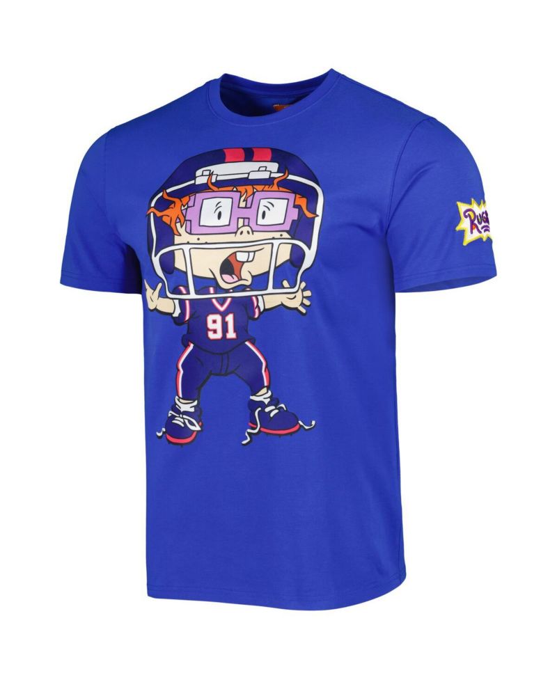 Men's and Women's Royal Rugrats Wide Open Football T-shirt