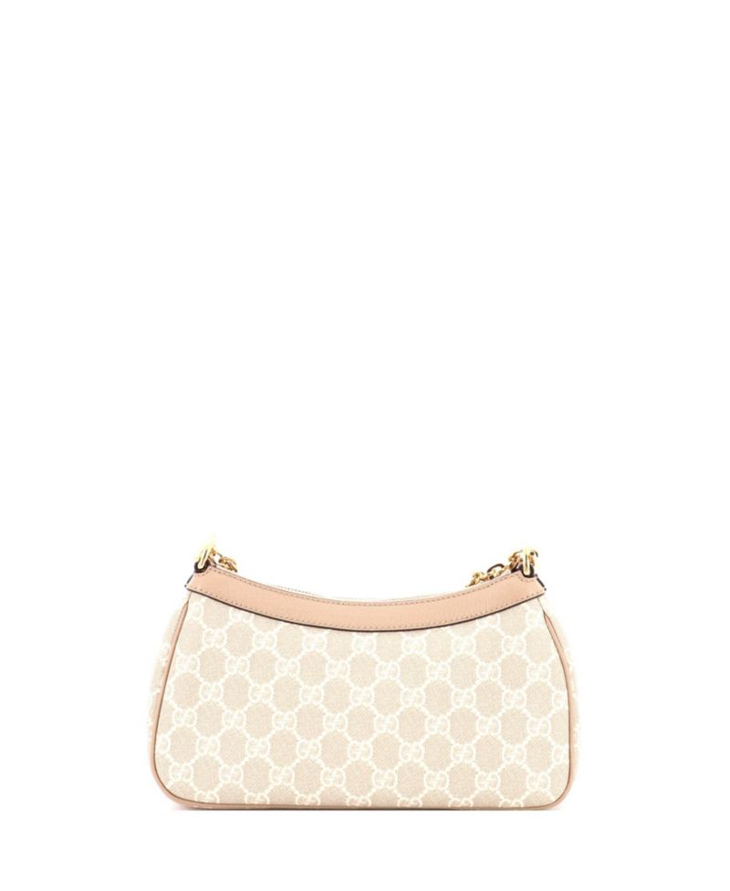 Small Ophidia Charm Shoulder Bag GG Coated Canvas